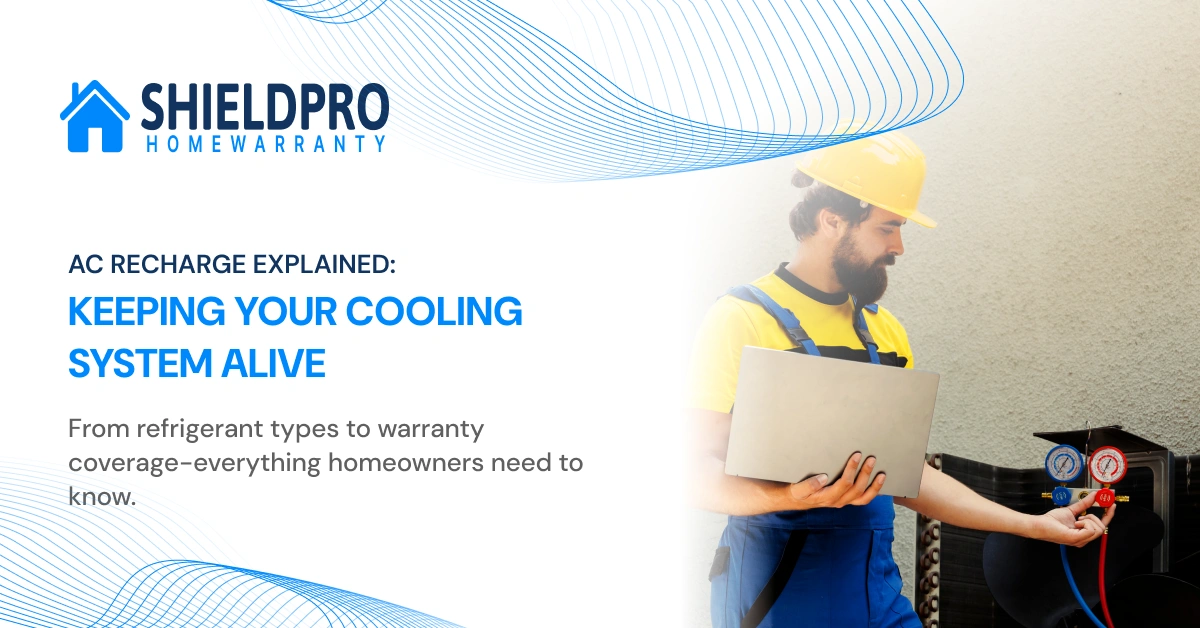 Professional AC recharge to restore cooling efficiency in split air conditioner