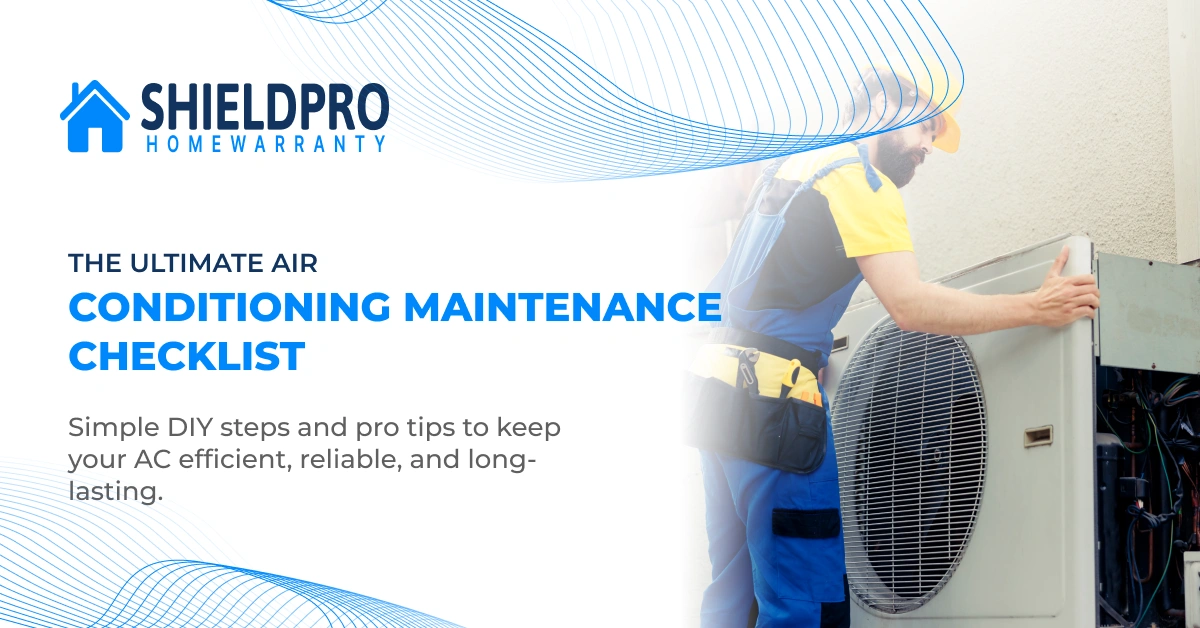 technician performing AC maintenance for efficient cooling