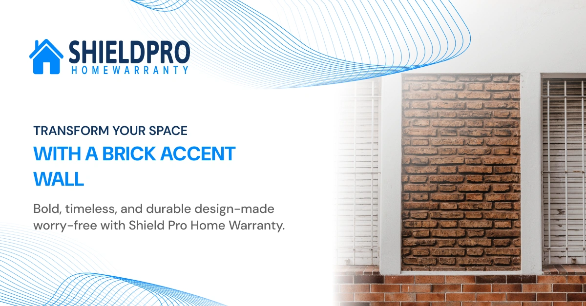 Exposed accent wall with brick in a modern living room with neutral furniture and natural light.