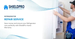 hieldPro Home Warranty refrigerator repair service.
